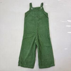 Vintage Green Cord Overalls 3t/4t